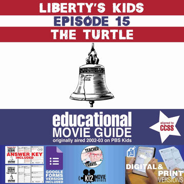 Liberty's Kids | The Turtle Episode 15 (E15) - Movie Guide | Worksheet | Cover