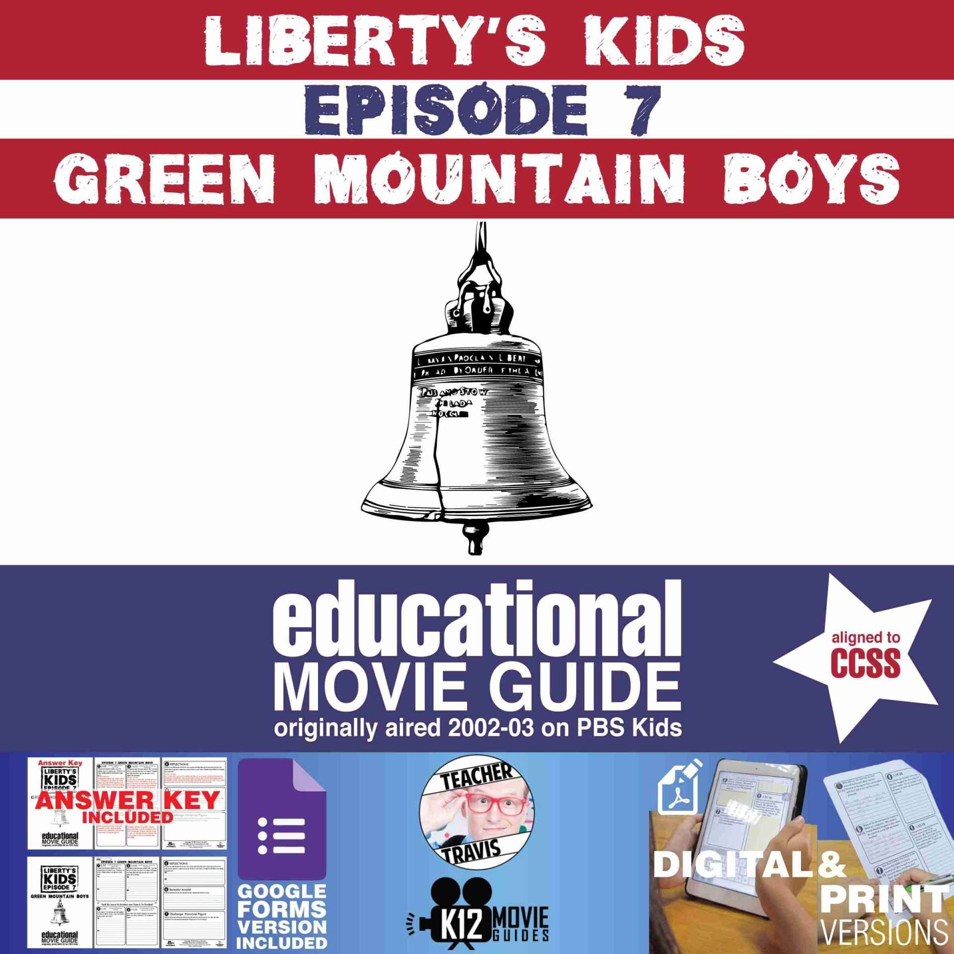 Liberty's Kids | Green Mountain Boys Episode 7 (E07) - Movie Guide | Questions Cover