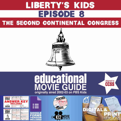 Liberty's Kids | The Second Continental Congress Episode 8 (E08) - Movie Guide Cover
