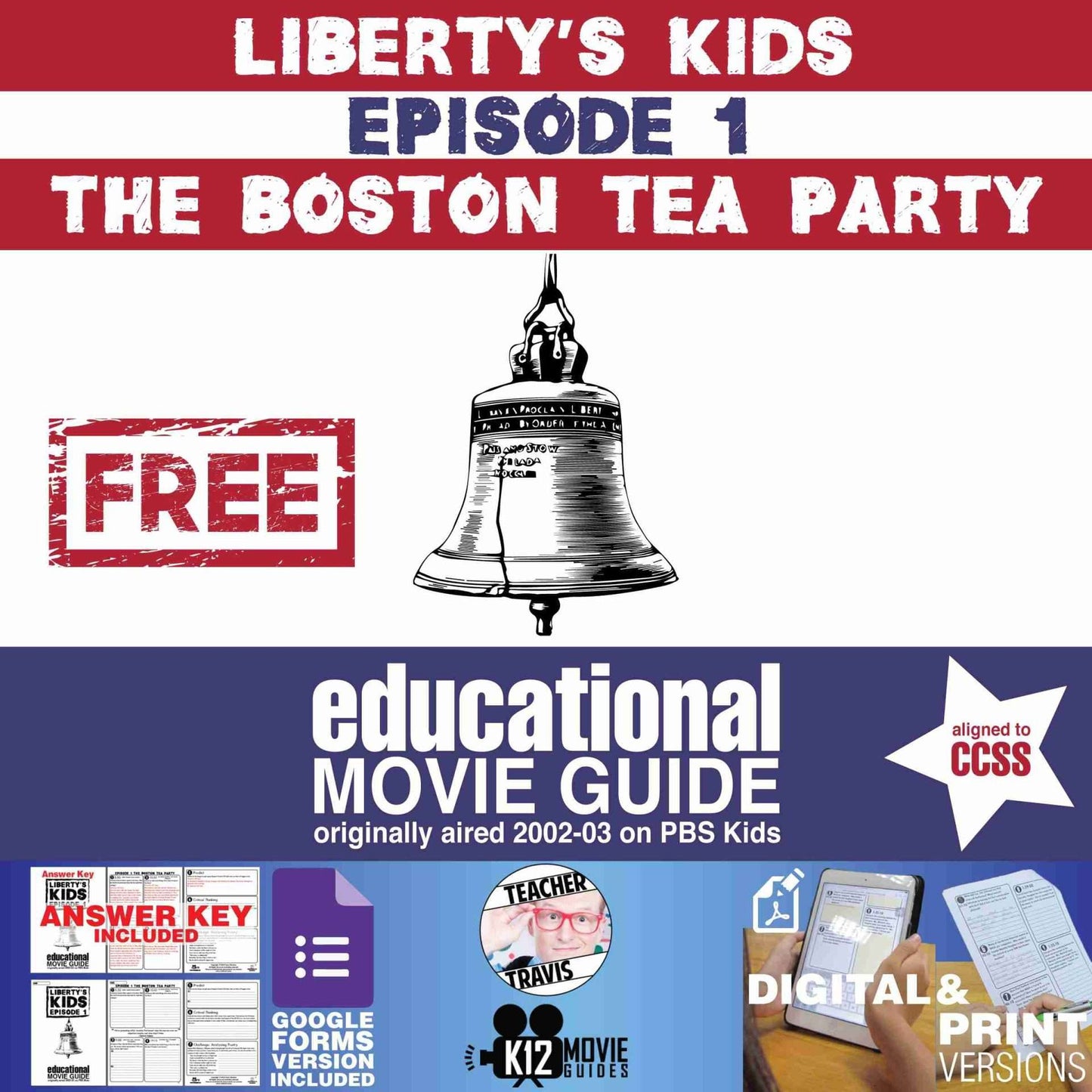 Liberty's Kids | The Boston Tea Party | Episode 1 (E01) | Movie Guide (FREE)