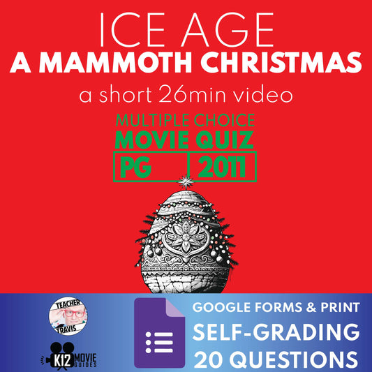 Free Movie Quiz for Ice Age: A Mammoth Christmas (2011) Cover
