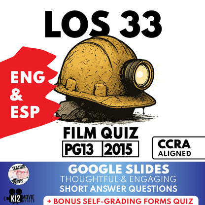 Los 33 (PG‑13 - 2015) Film Quiz | English & Spanish