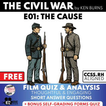 The Civil War Episode 1 – The Cause film quiz (1990)