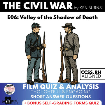Ken Burns Civil War E06 Valley of the Shadow of Death Film Quiz