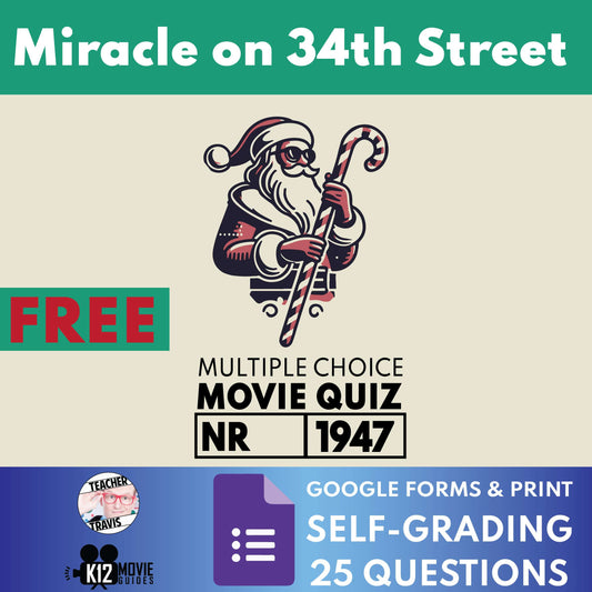 Free Movie Quiz for Miracle on 34th Street (1947) Cover