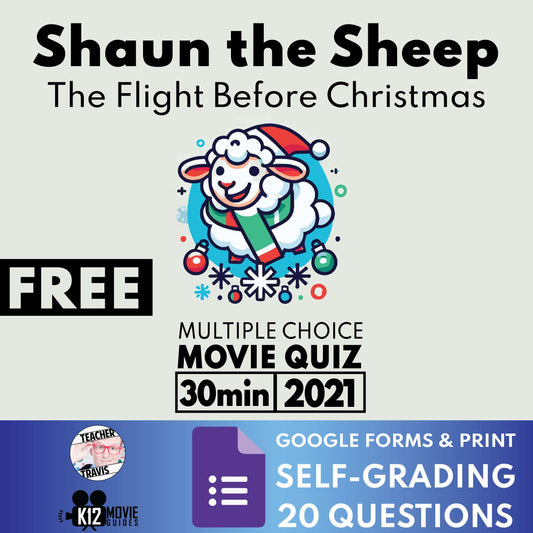 Free Movie Quiz for Shaun the Sheep: The Flight Before Christmas (2021)