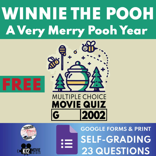 Free Movie Quiz for Winnie the Pooh: A Very Merry Pooh Year (2002) Cover