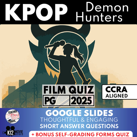K‑Pop Demon Hunters Movie Guide | Questions | Grades 4–8 (PG – 2025)