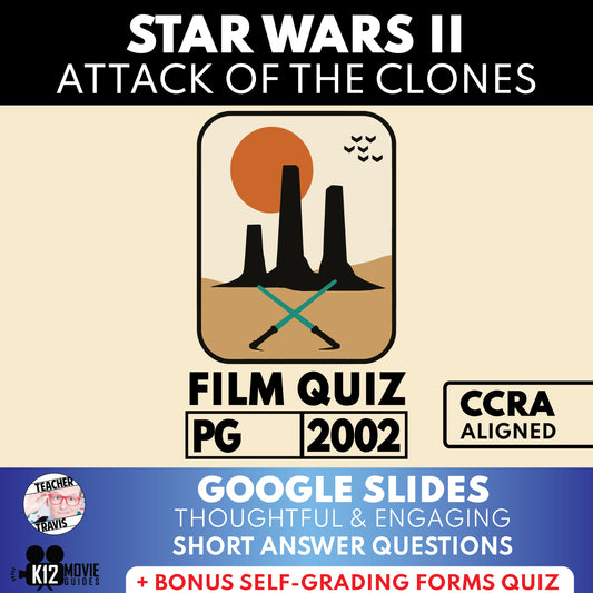 Star Wars: Episode II – Attack of the Clones Movie Guide | Questions | Grades 8–12 (PG – 2002)