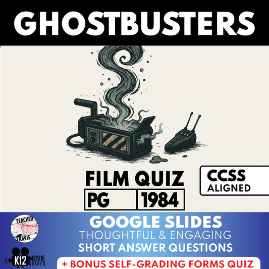 Ghostbusters (PG - 1984) Film Quiz for Grades 7 - 12 Worksheet | Movie Guide | PDF