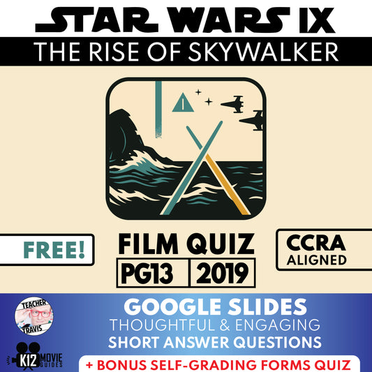 Star Wars: Episode IX – The Rise of Skywalker Movie Guide | Questions | Grades 8–12 (PG-13 – 2019)