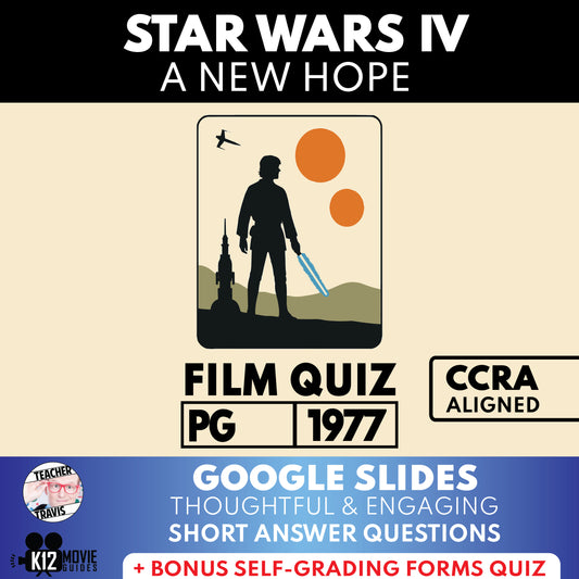 Star Wars: Episode IV – A New Hope Movie Guide | Questions | Grades 8–12 (PG – 1977)