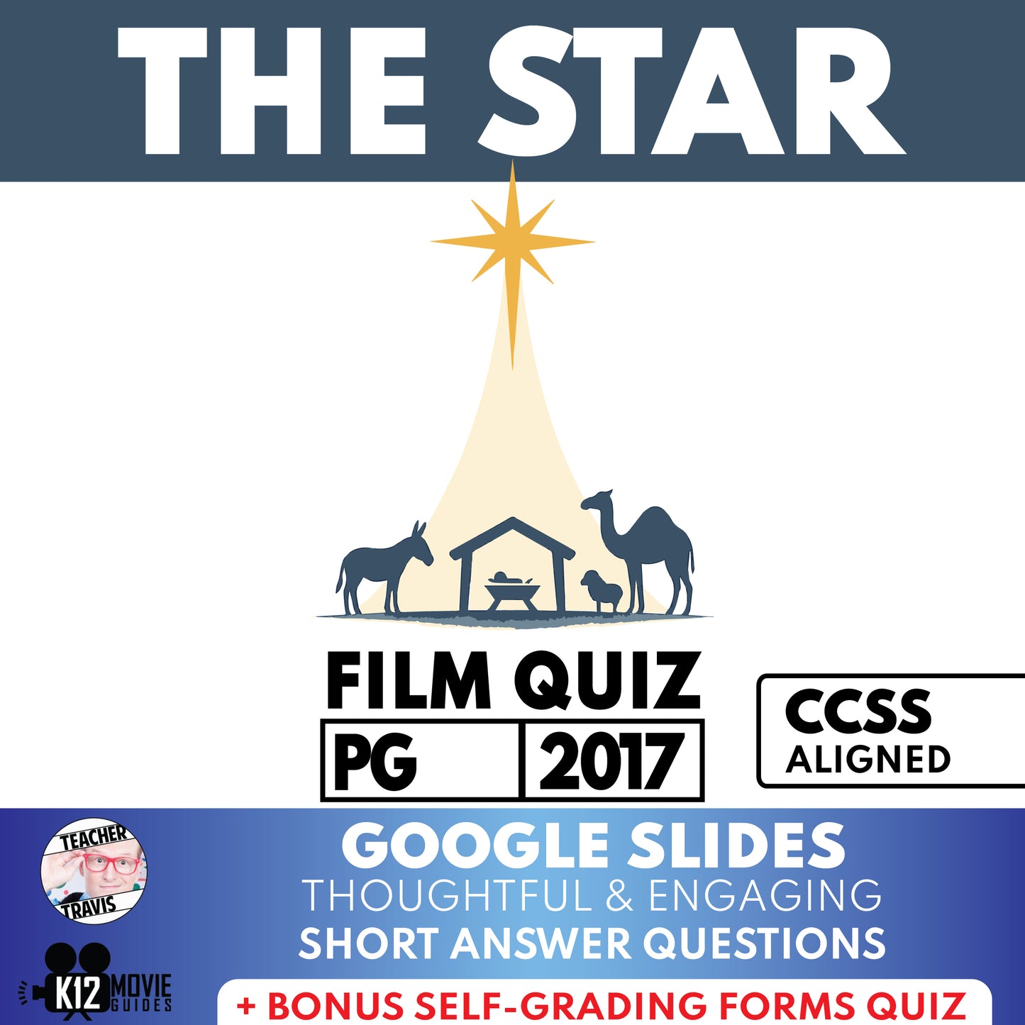 The Star Film Quiz (PG – 2017) Movie Worksheet for Grades 4 to 6 | Advent