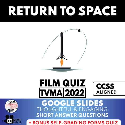 Return to Space Film Quiz (NR – 2022) Movie Guide | Documentary Worksheet for Grades 7 to 12