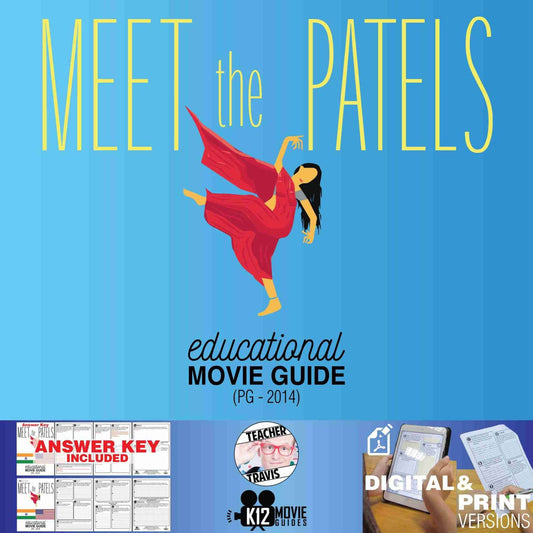 Meet the Patels Movie Guide | Questions | Worksheet (PG - 2014) Cover