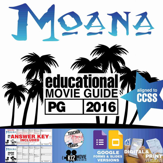 Moana Movie Guide | Questions | Worksheet | Google Formats (PG - 2016)