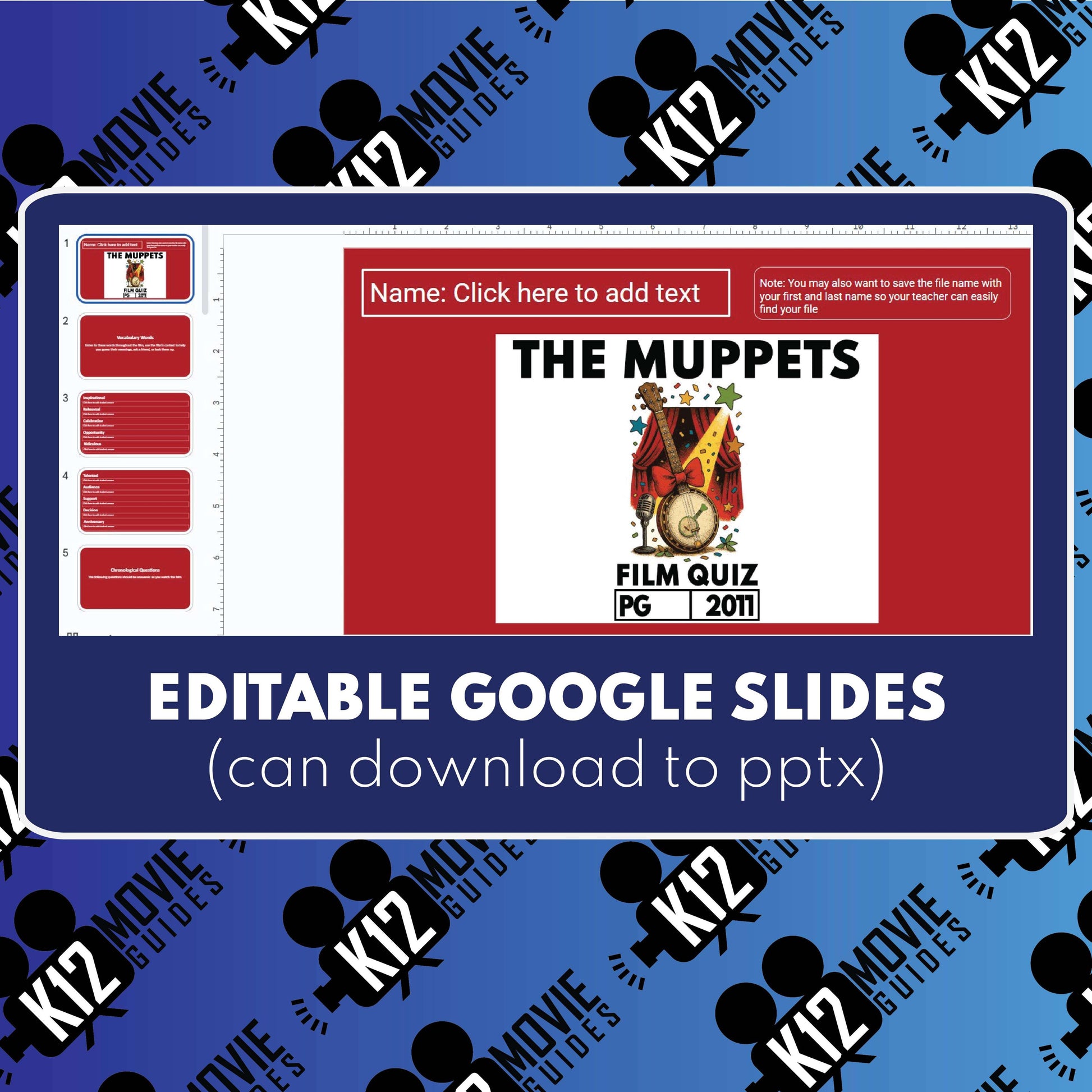 The Muppets Film Quiz | Grades 3-5