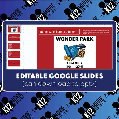 Wonder Park Film Quiz | Grades 3-5