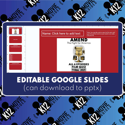 Amend: The Fight for America Film Quiz | Grades 9-12
