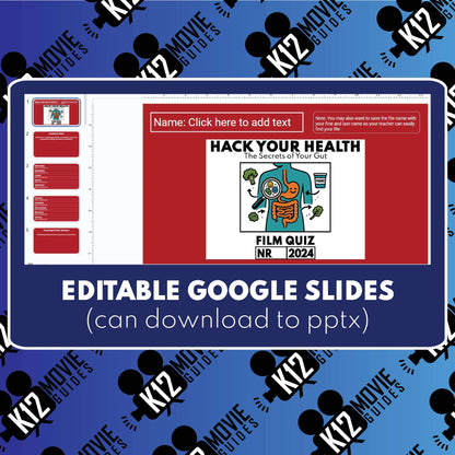 Hack Your Health: The Secrets of Your Gut Film Quiz | Grades 7-12