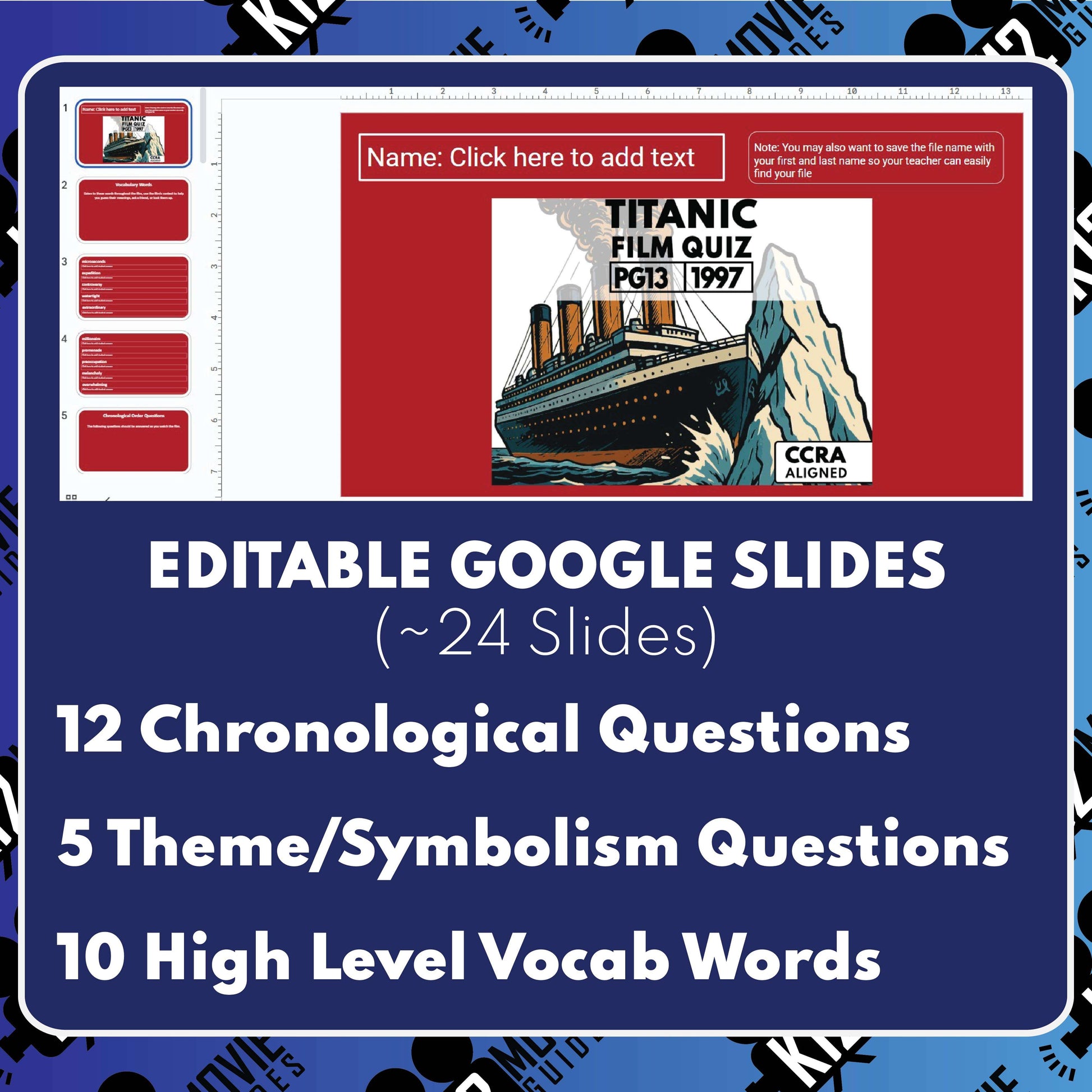 Titanic Film Quiz