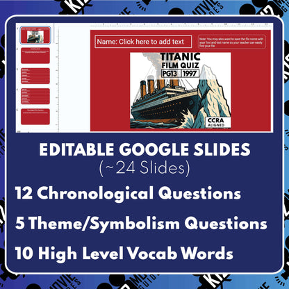 Titanic Film Quiz