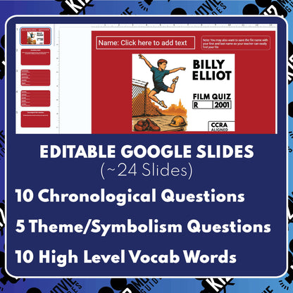 Billy Elliot Film Quiz (2000)