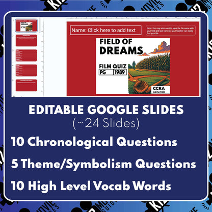 Field of Dreams Film Quiz (1989)