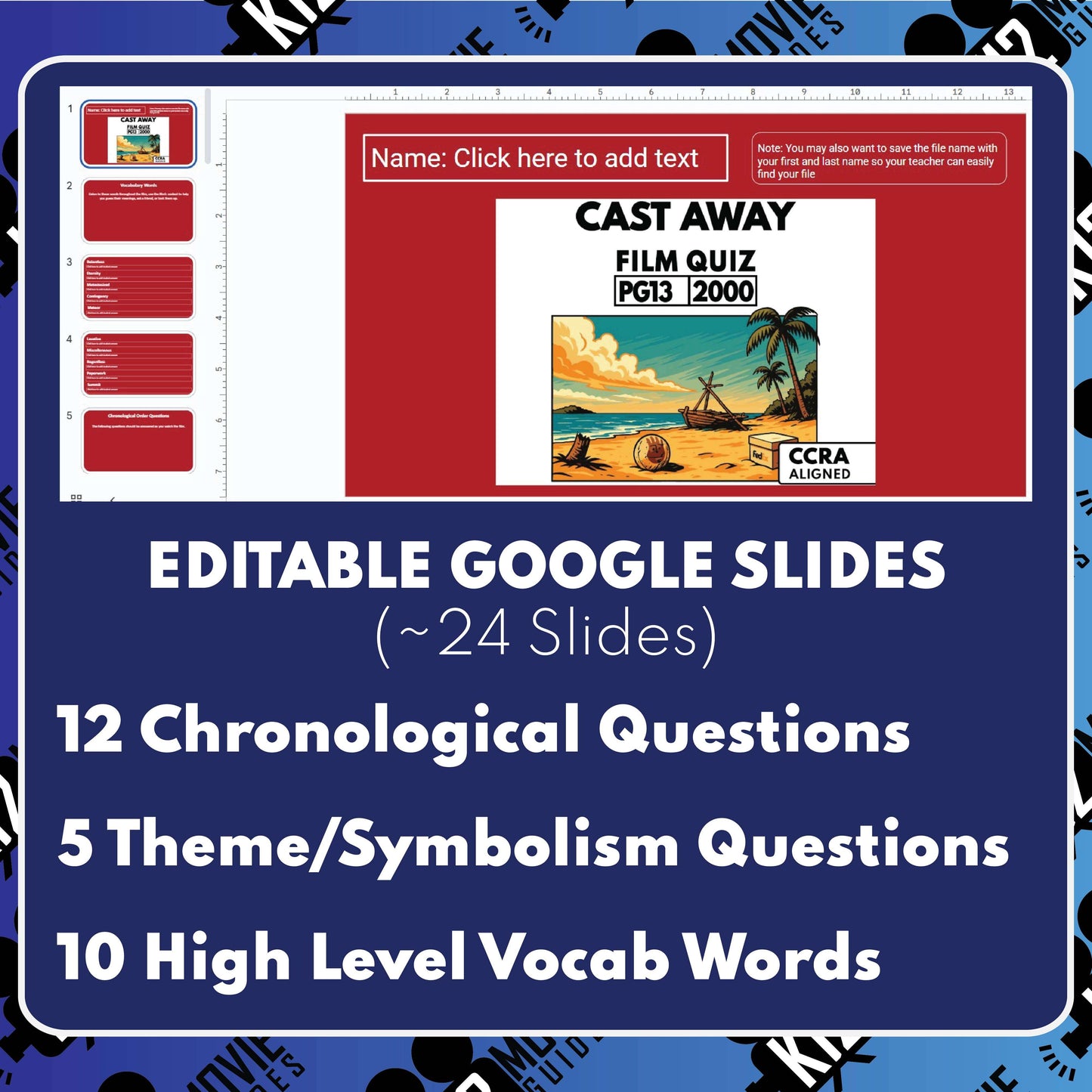 Cast Away Film Quiz (2000)