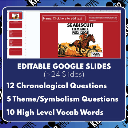 Seabiscuit Film Quiz (2003)