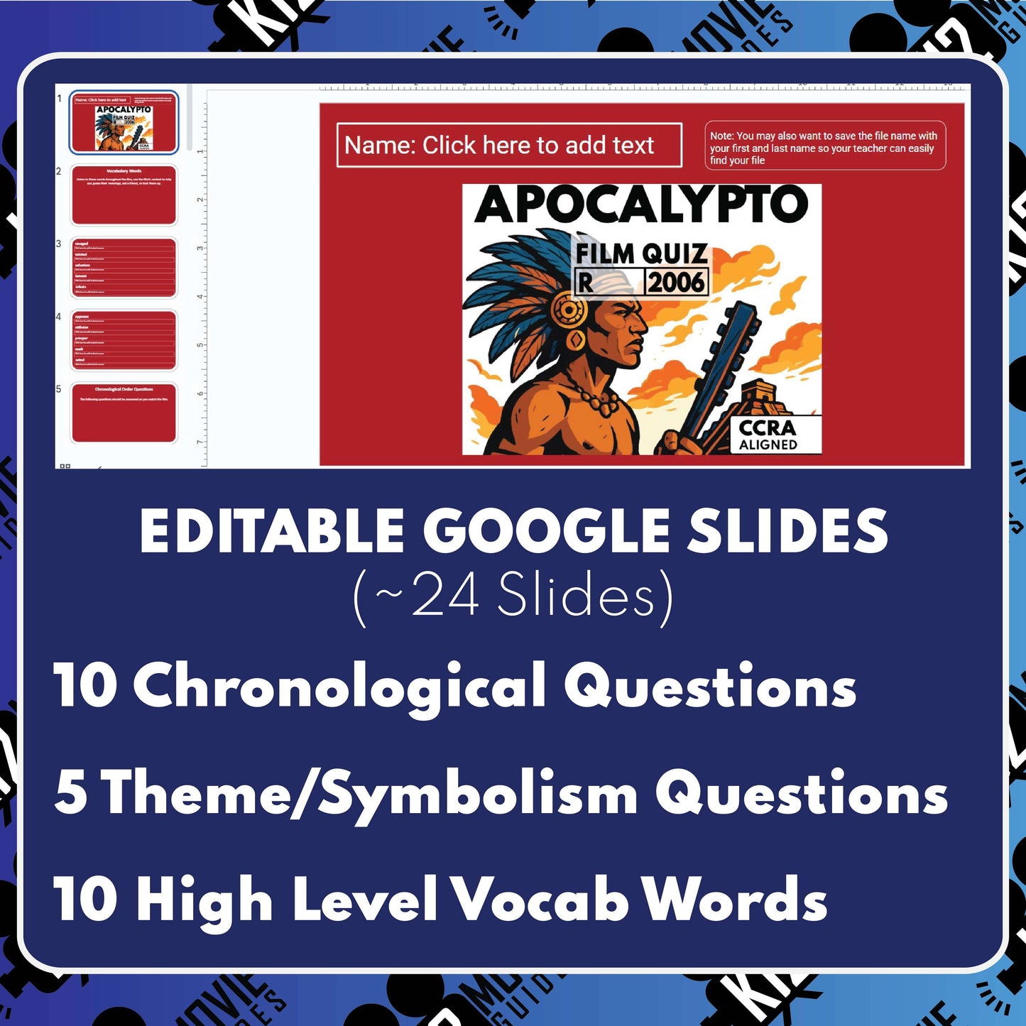 Apocalypto Film Quiz (2006)
