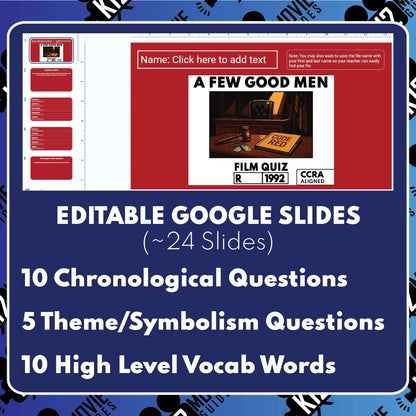 A Few Good Men Film Quiz (1992)