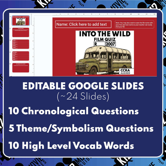 Into the Wild Film Quiz (2007) preview image 2