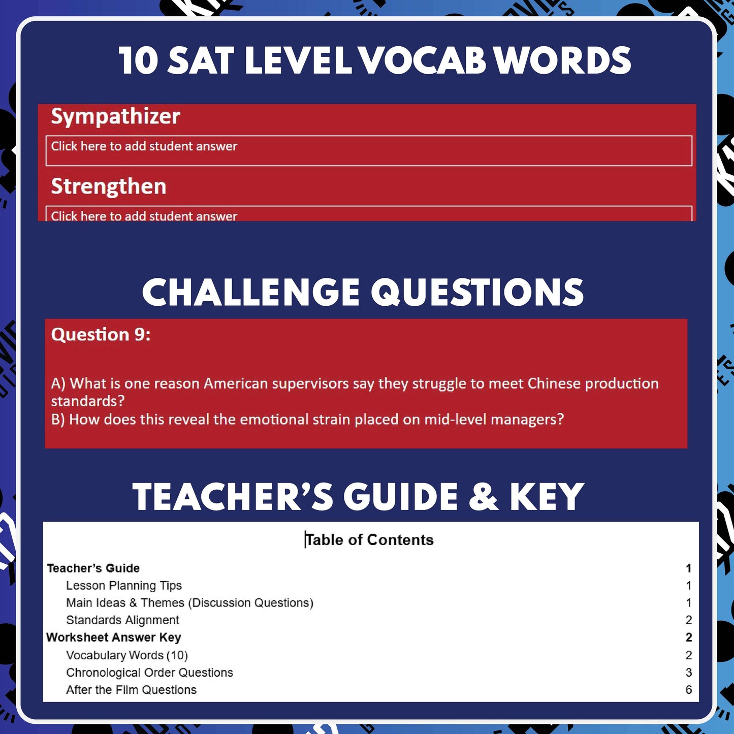 American Factory Film Quiz | Grades 7-12