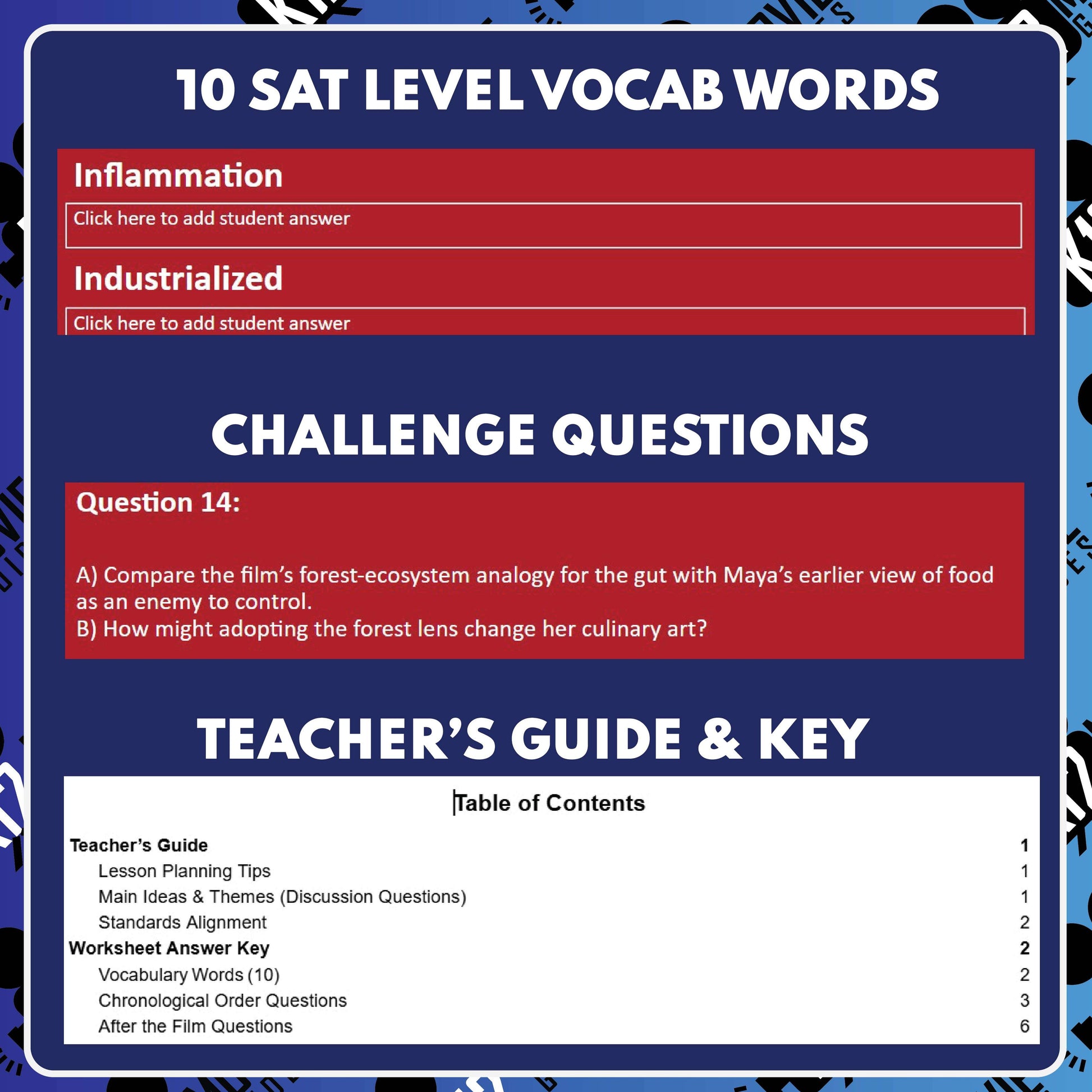 Hack Your Health: The Secrets of Your Gut Film Quiz | Grades 7-12