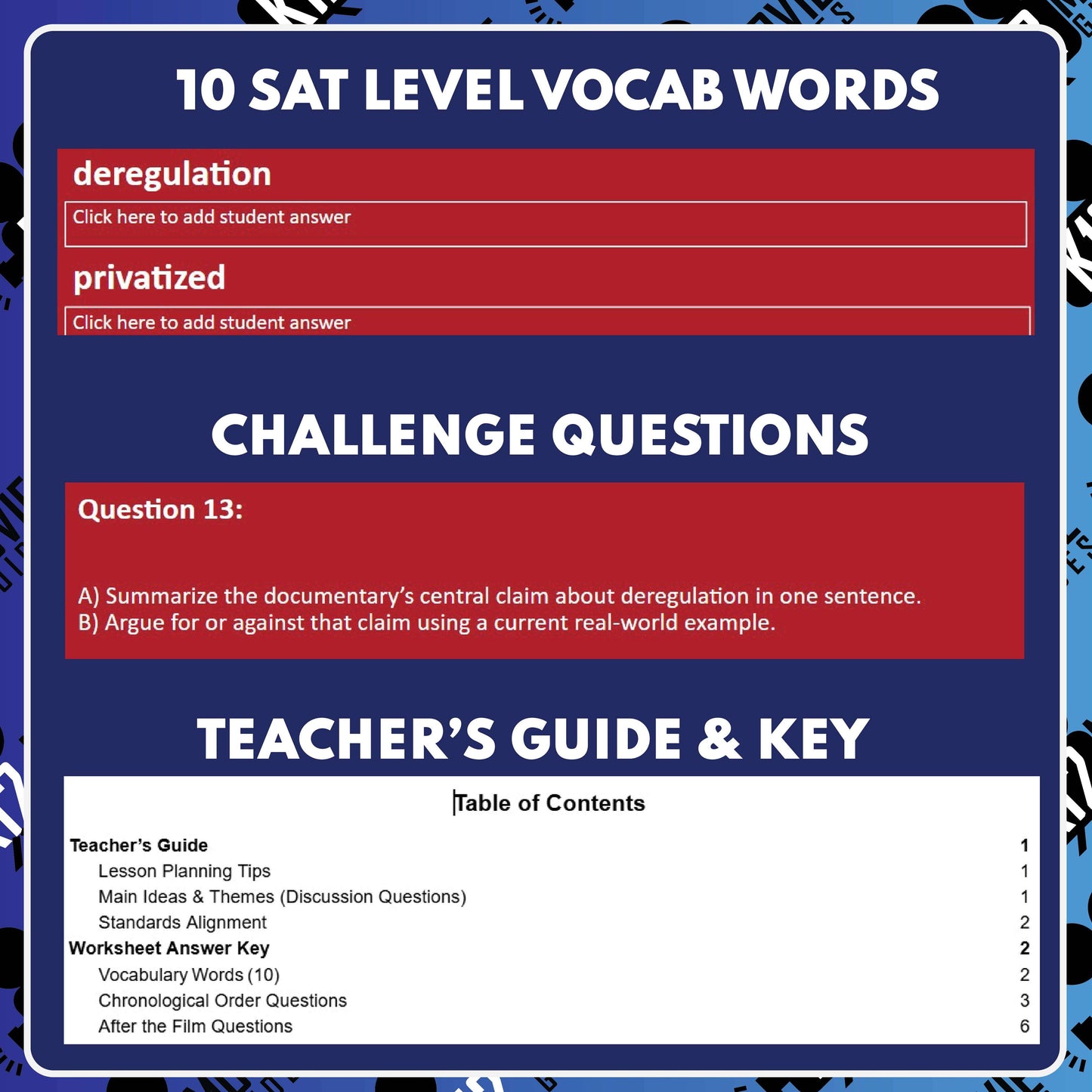 Inside Job Film Quiz | Grades 8-12