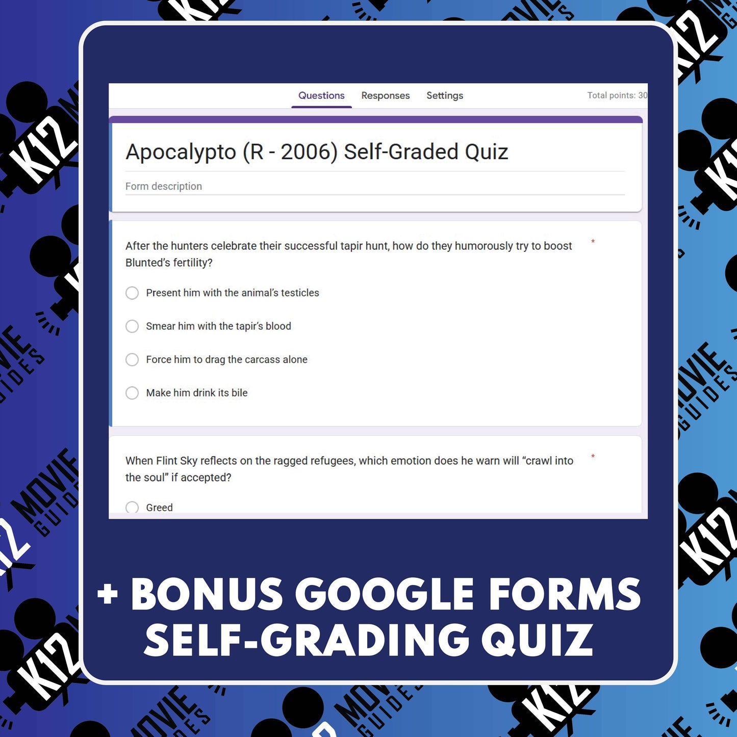 Apocalypto Film Quiz (2006)