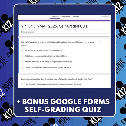 Vini Jr. (TVMA - 2025) Film Quiz | English & Spanish