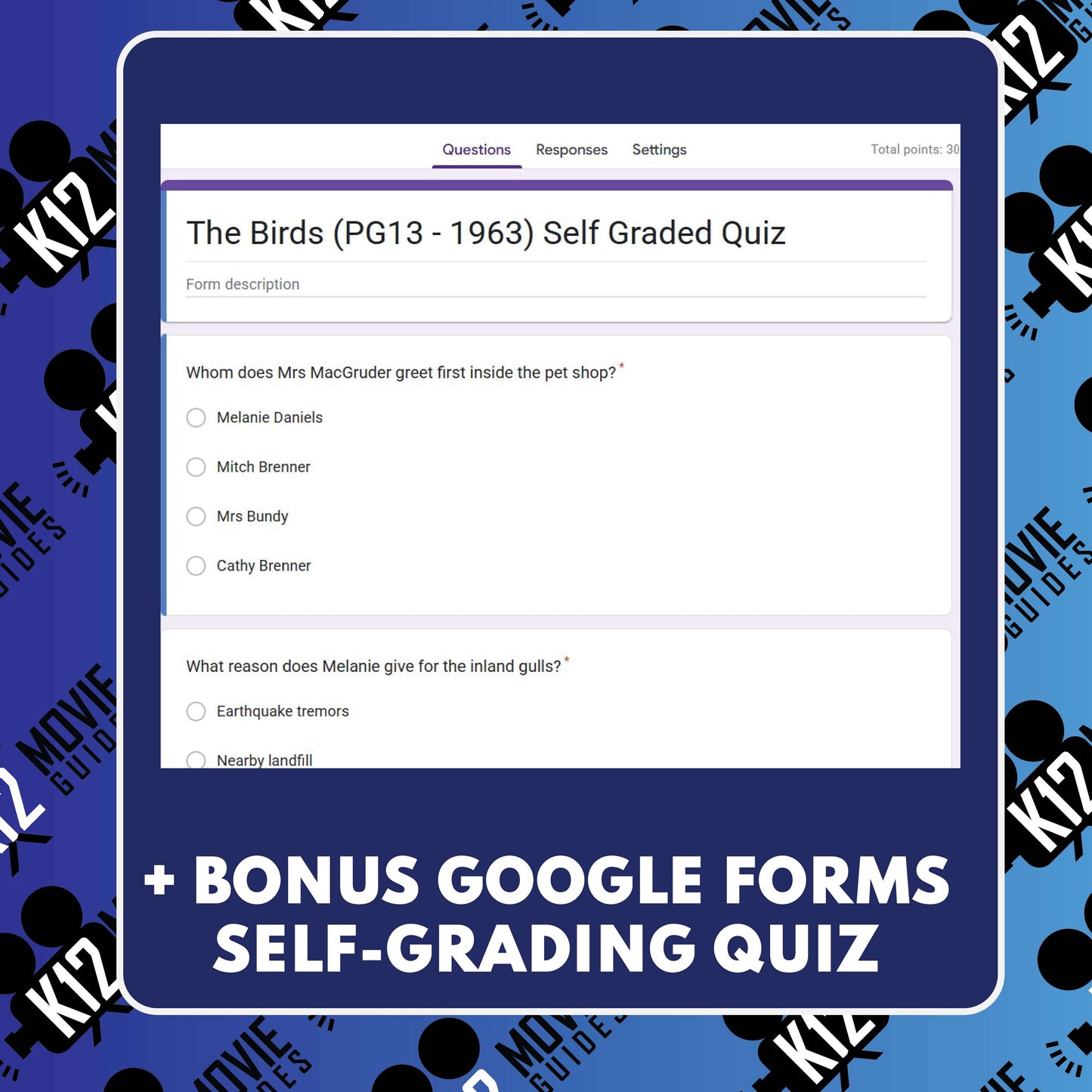 The Birds Film Quiz