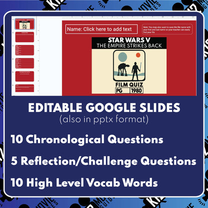 Star Wars: Episode V – The Empire Strikes Back Movie Guide | Questions | Grades 8–12 (PG – 1980)