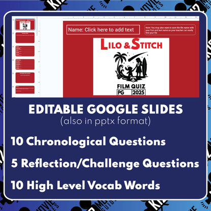 Lilo & Stitch Movie Guide | Questions | Grades 3–5 (PG – 2025)