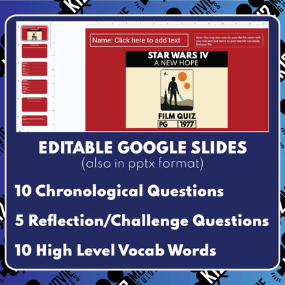 Star Wars: Episode IV – A New Hope Movie Guide | Questions | Grades 8–12 (PG – 1977)
