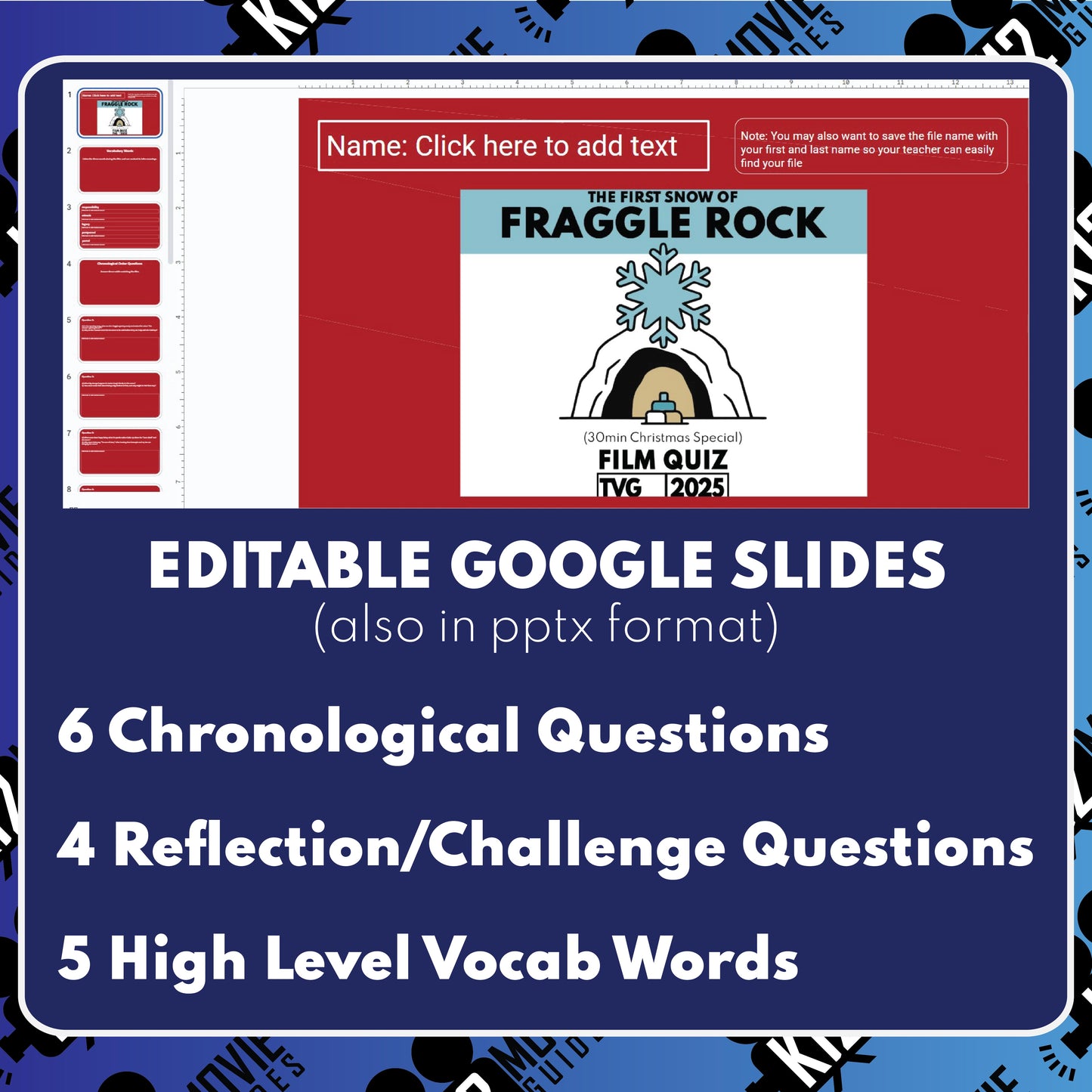 The First Snow of Fraggle Rock Film Quiz | 30min Christmas Activity | TVG - 2025 preview image 2