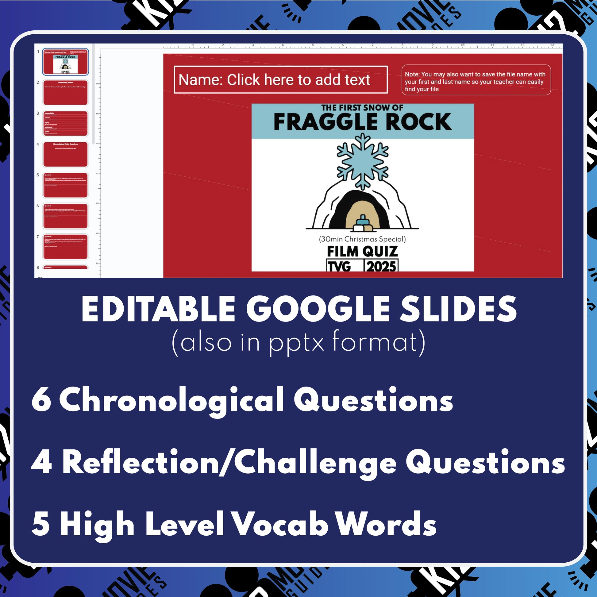 The First Snow of Fraggle Rock Film Quiz | 30min Christmas Activity | TVG - 2025 preview image 2