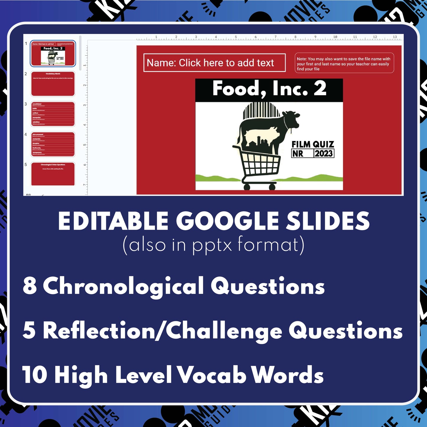 Food, Inc. 2 Movie Guide | Questions | Grades 9–12 (NR – 2023)