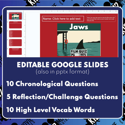 Jaws Movie Guide | Questions | Grades 8–12 (PG – 1975)