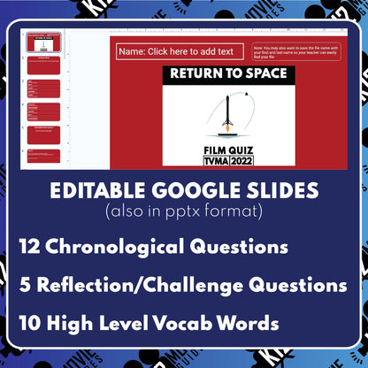 Return to Space Film Quiz (NR – 2022) Movie Guide | Documentary Worksheet for Grades 7 to 12