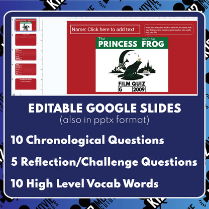 The Princess and the Frog Movie Guide | Questions | Grades 3–5 (G – 2009)