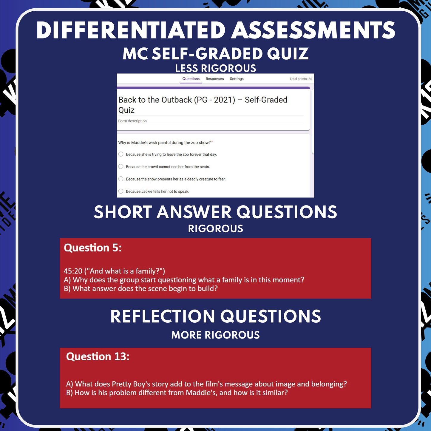 Back to the Outback Movie Guide Questions & Worksheet preview image 3