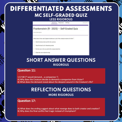 Frankenstein Movie Guide Questions & Worksheet (2025) preview image 3